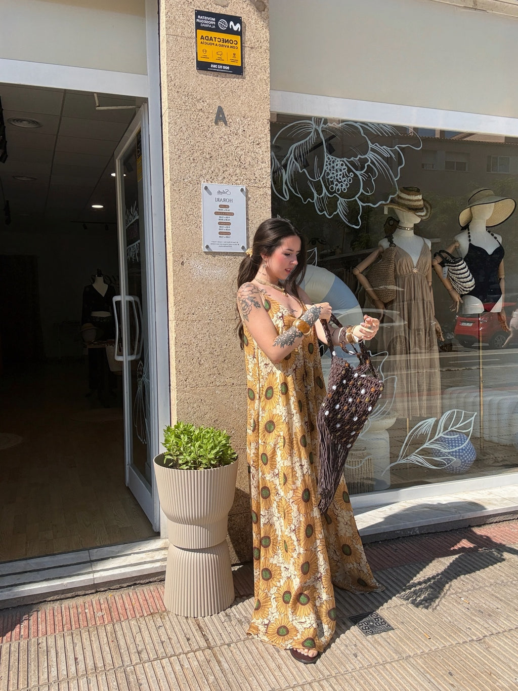 Vestido girasoles