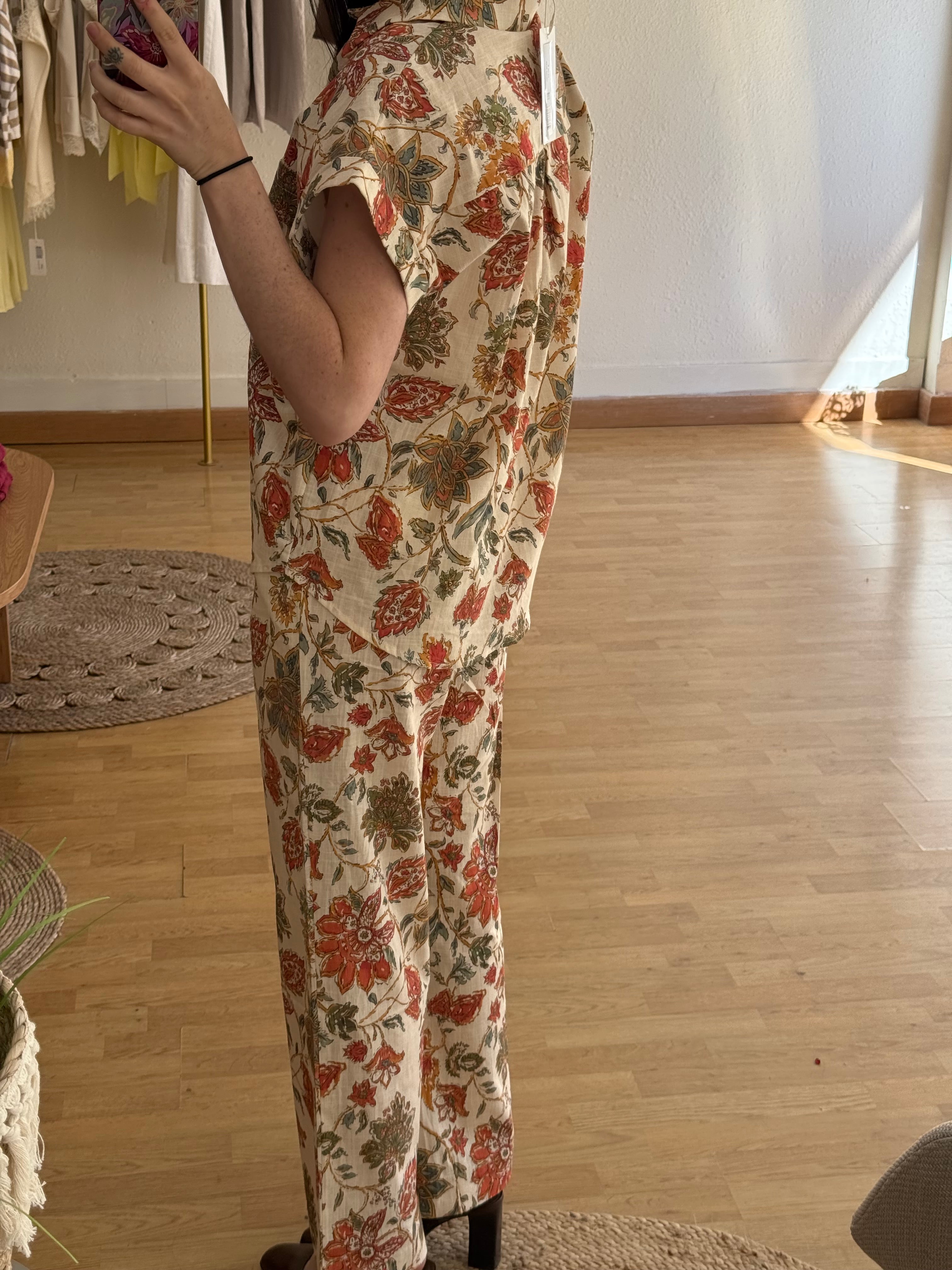 Camisa flores