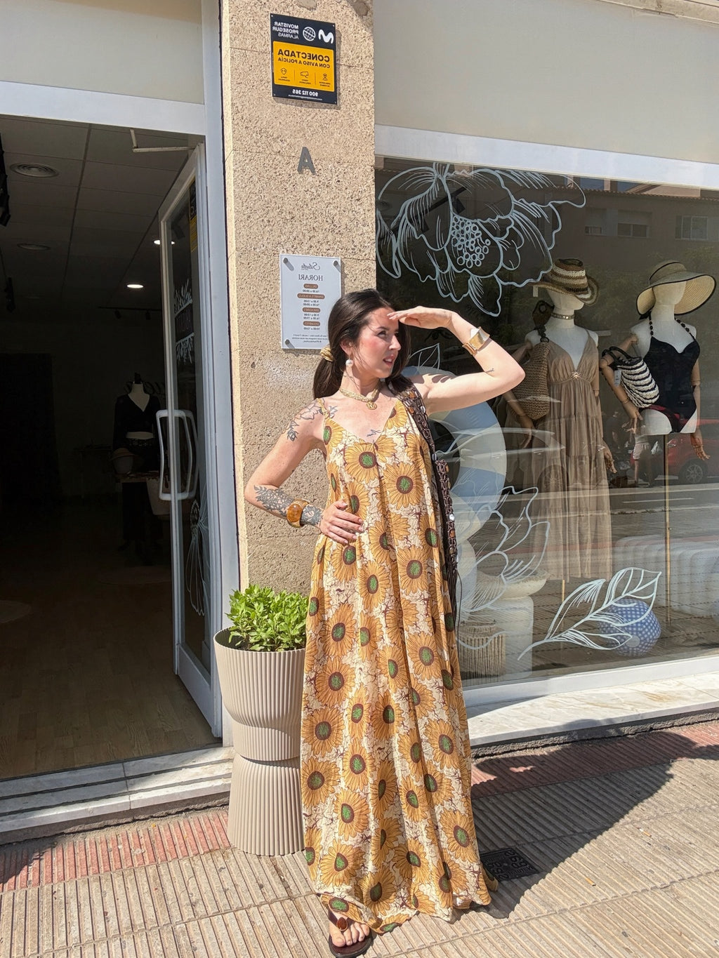 Vestido girasoles