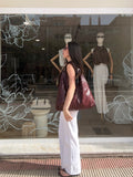 Bolso borgoña