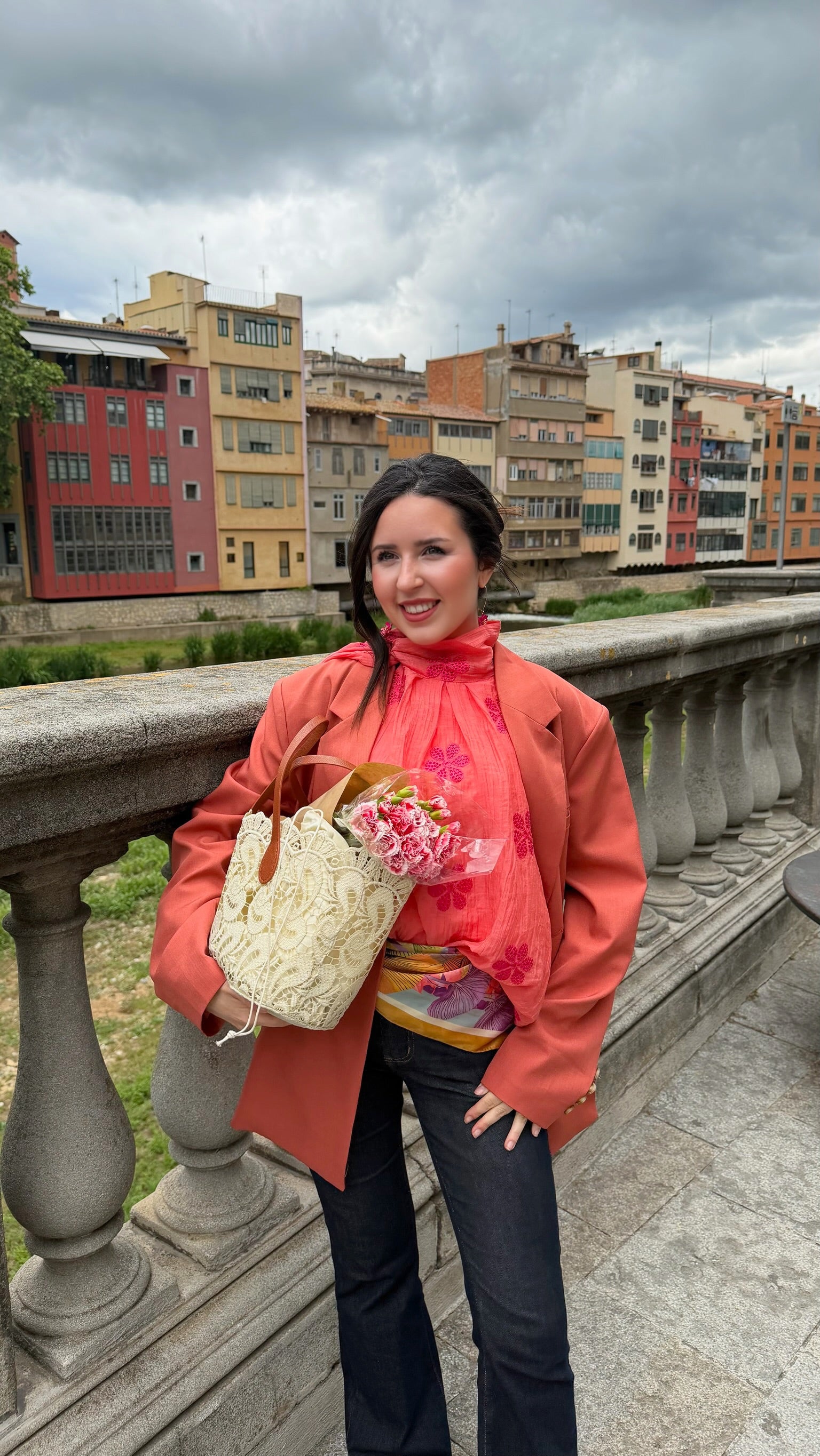 Blusa coral