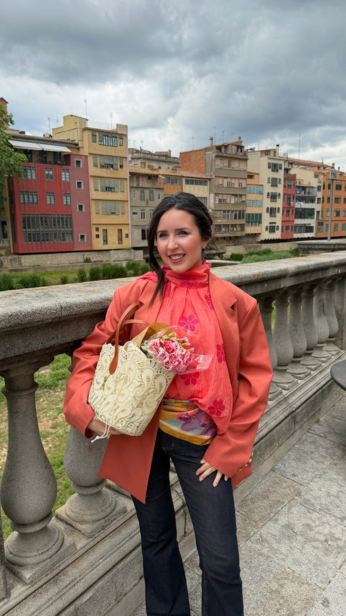 Blusa coral