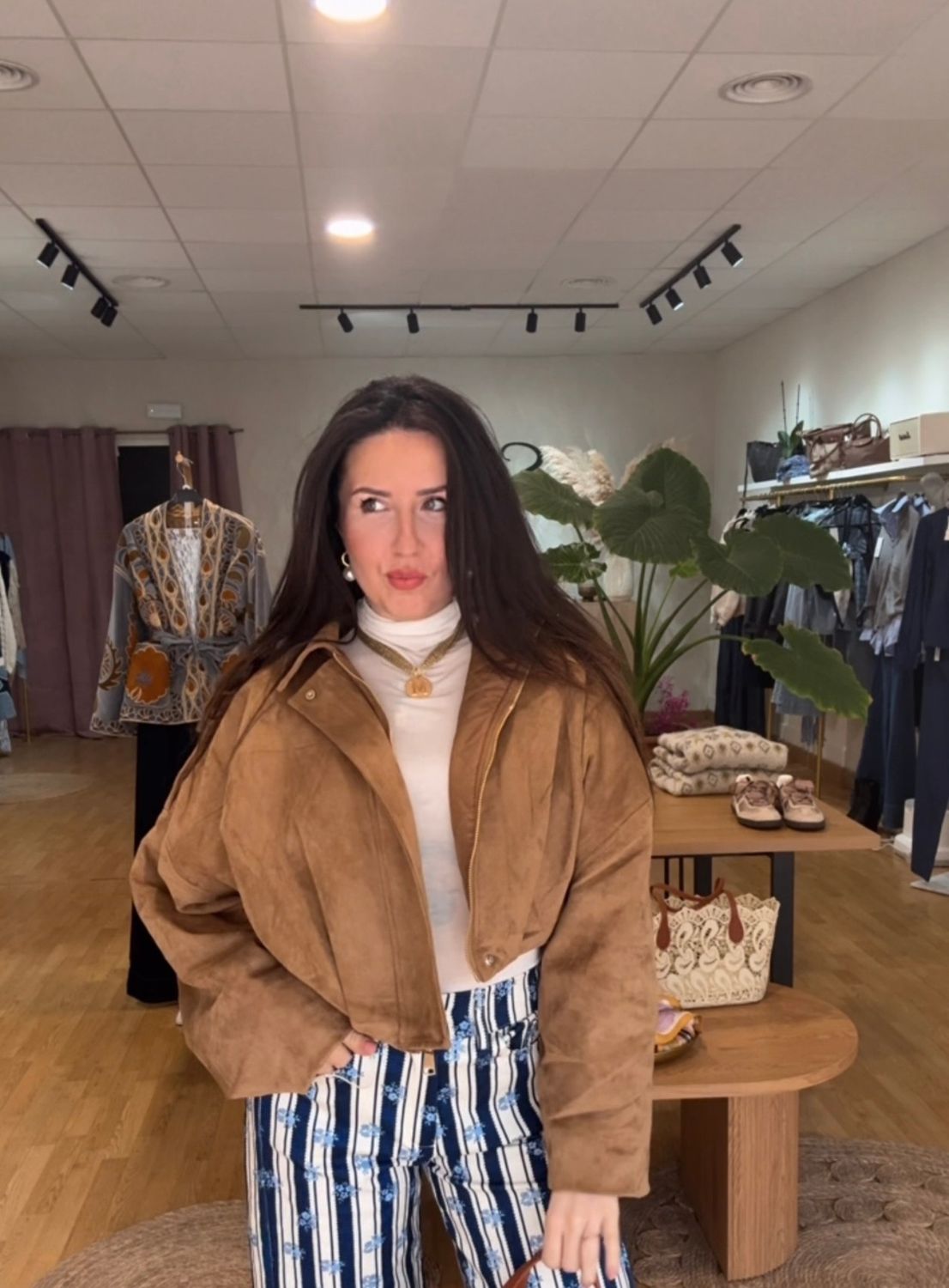 Bomber Ante Color Camel