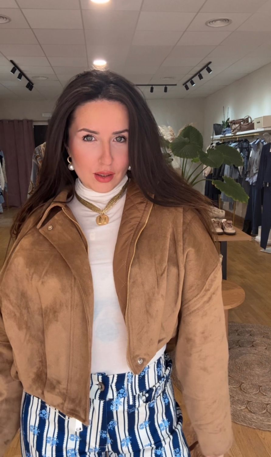 Bomber Ante Color Camel