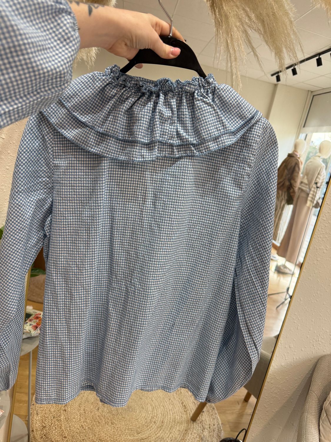 Blusa Volantes Vichy