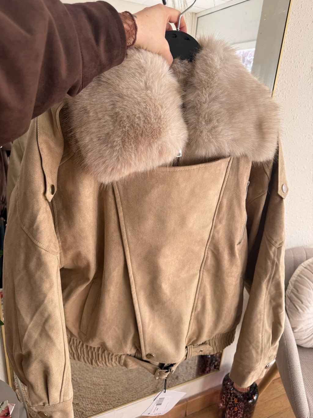 Bomber Ante Cuello Pelo