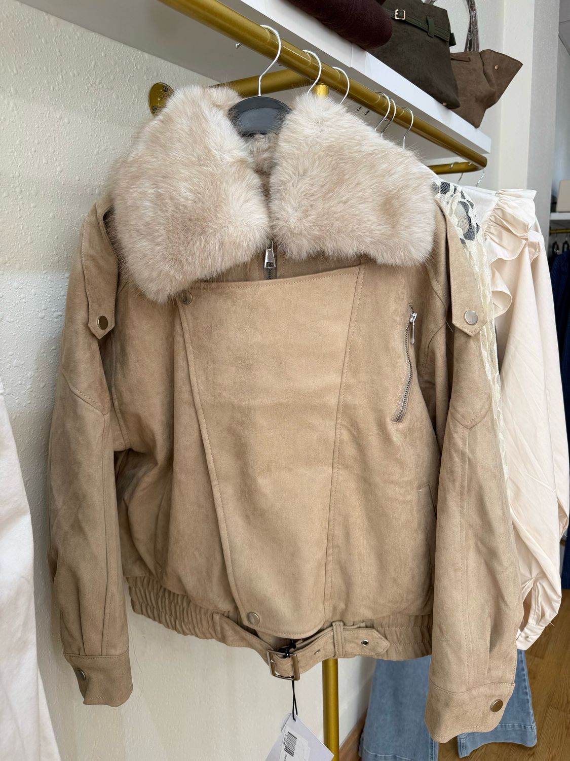 Bomber Ante Cuello Pelo