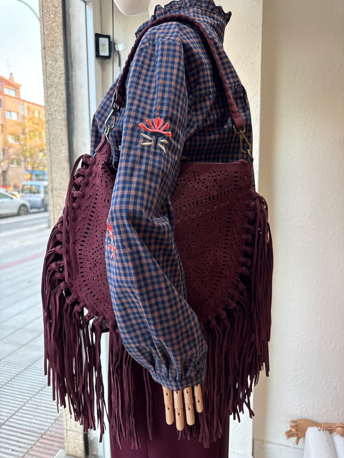 Bolso flecos