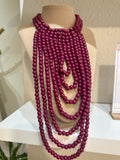 Collar borgoña