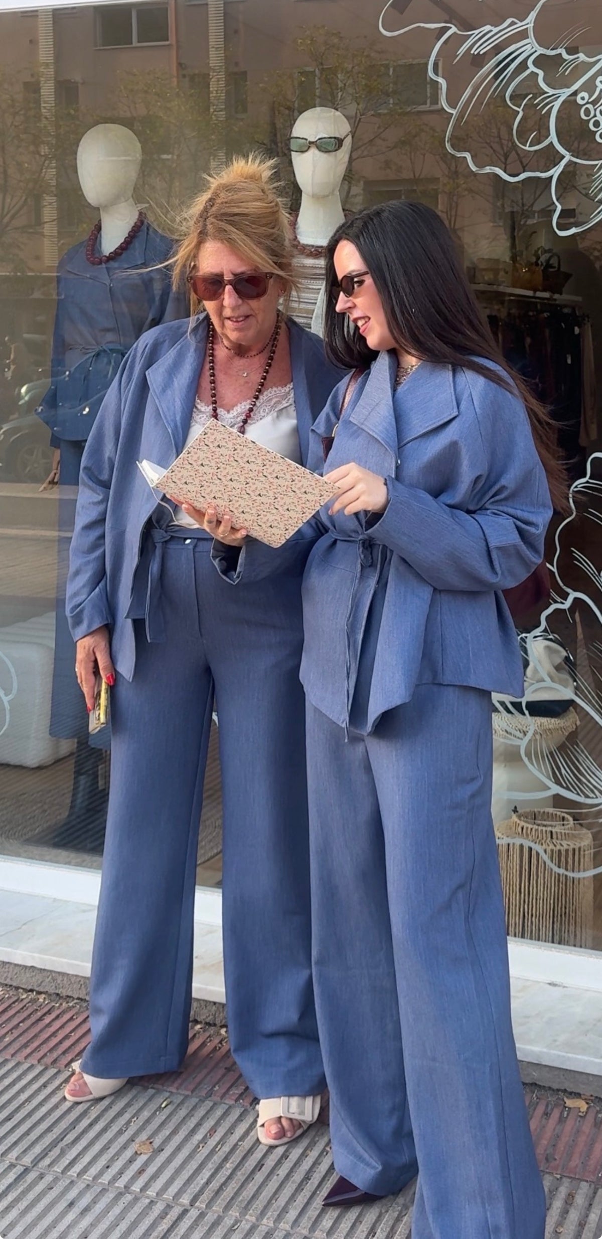 Pantalón vaquero/gabardina