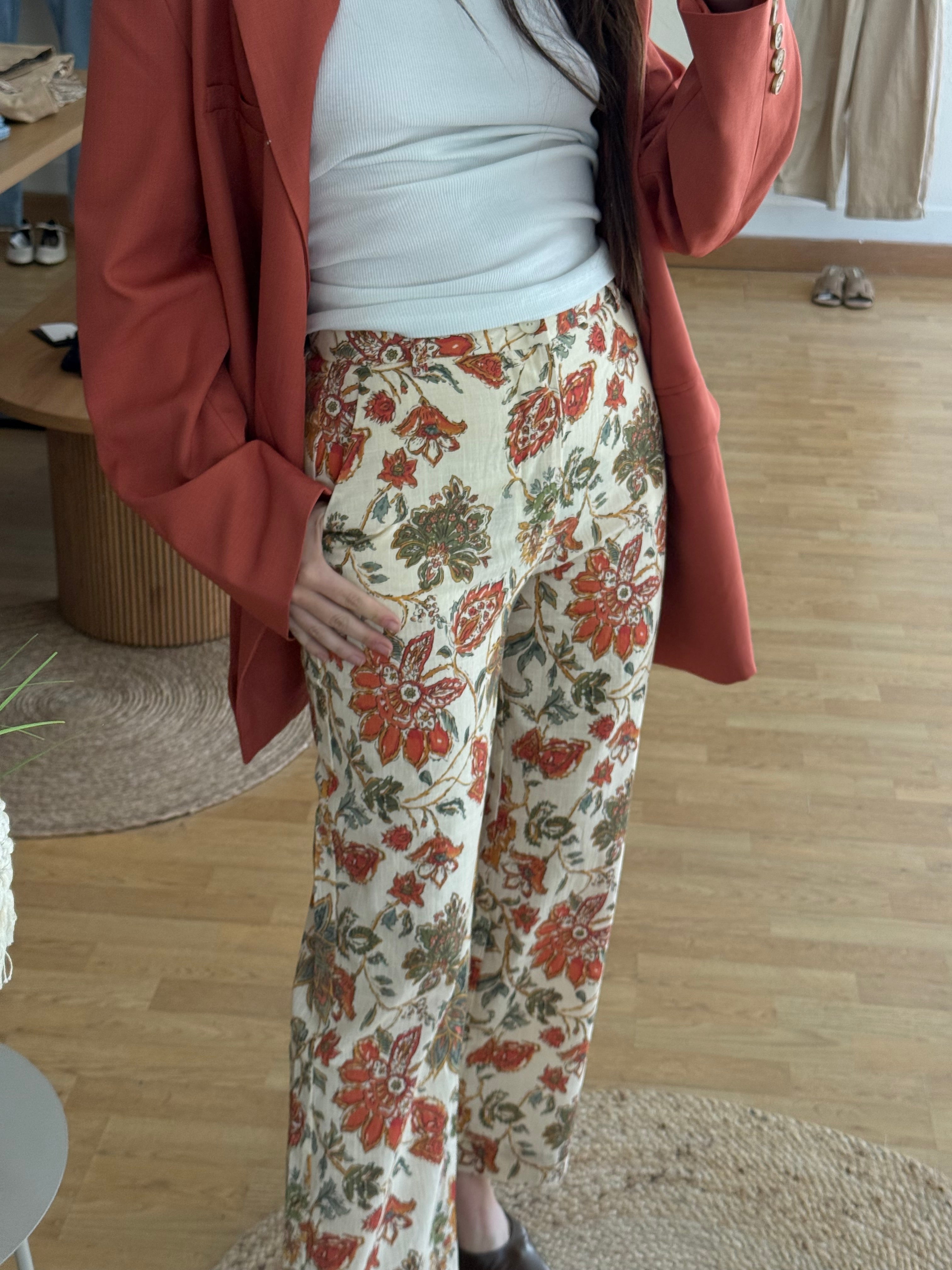 Pantalón flores