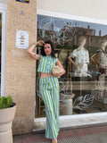Conjunto rayas alamares