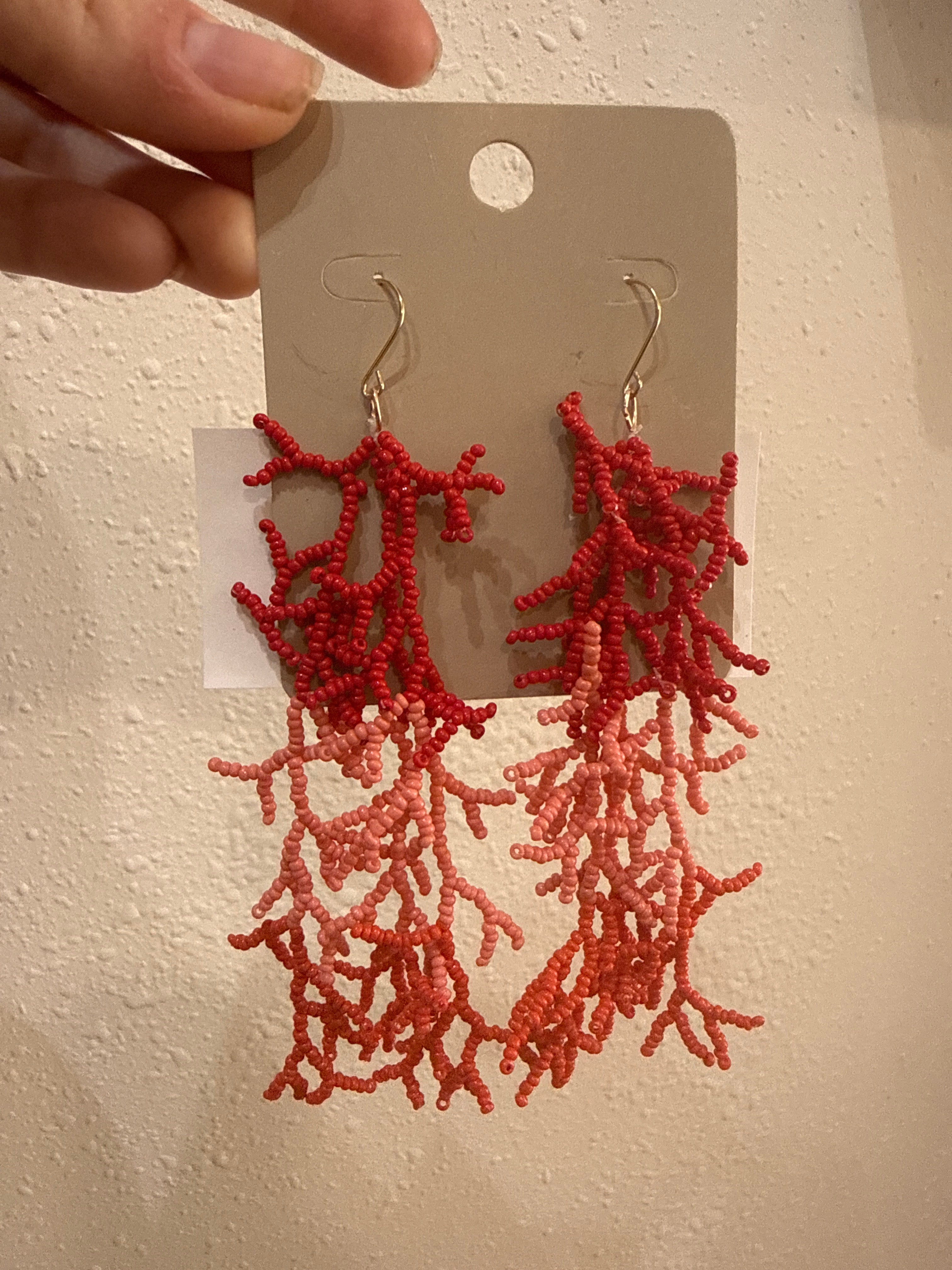 Pendientes corales