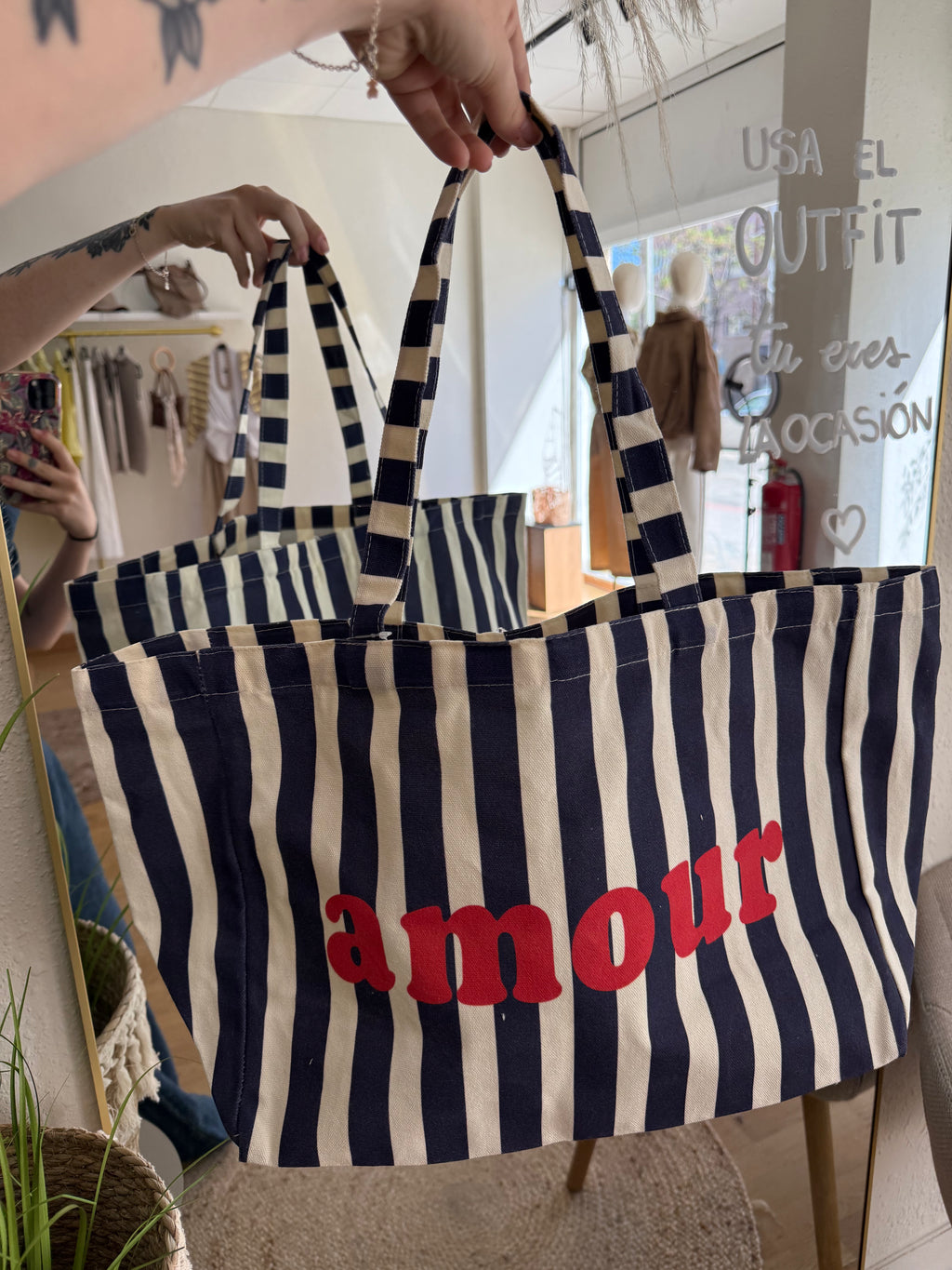 Bolsa shopper amour