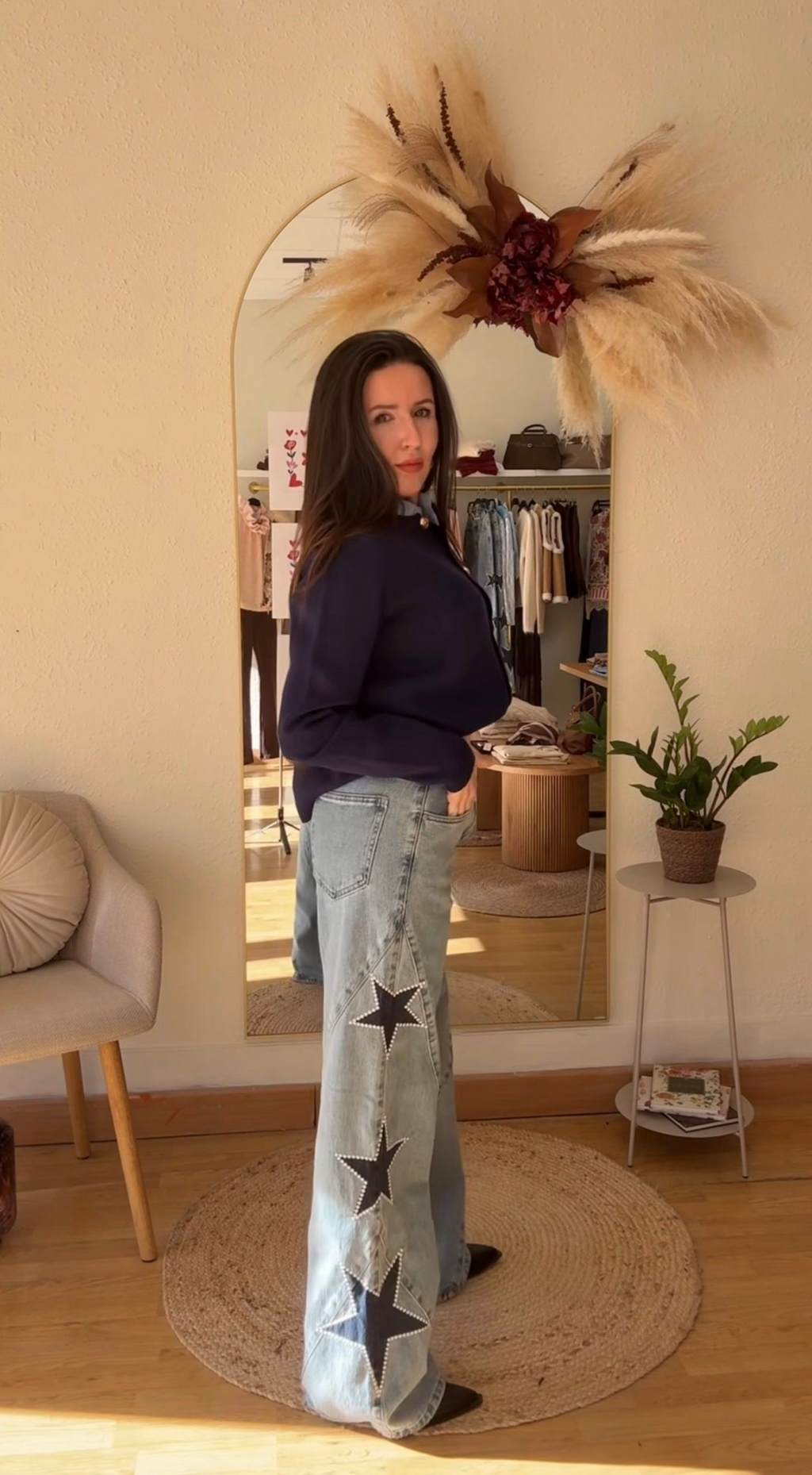 Pantalón estrellas navy