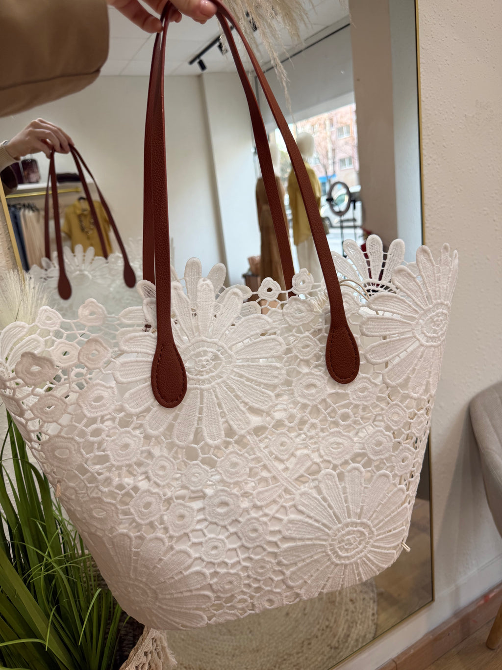 Capazo Floral Boho
